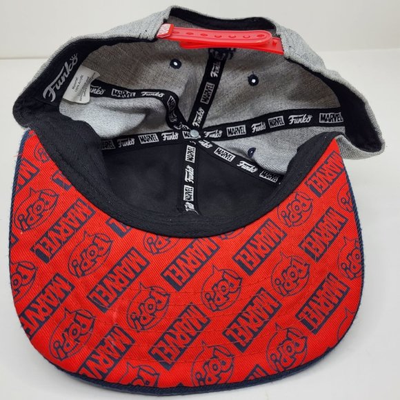 Funko Pop The Amazing Spider-Man Cap Marvel Collector's Corps Snapback Hat - Picture 8 of 12